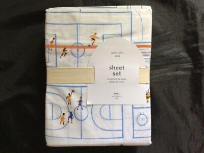JUEGO DE SÁBANAS EQUIPO UNIVERSITARIO WEST ELM KIDS COMPLETO MULTI NUEVO Foto 1 de 2