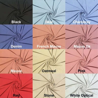 Jersey Modelo Suave Cepillado 200 GSM Imitación Cupro Tejido Suave Vestido Costura Foto 1 de 4