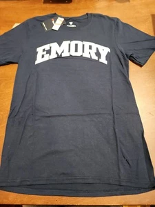 Emory University Herren SMALL S/S blau Fanatiker grafisches T-Shirt neu mit Etikett. SB17 - Bild 1 von 9