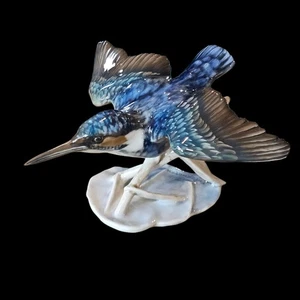 Rosenthal Heidenreich Icebird Kingfisher Eisvogel Bird In Flight 1678 Figurine - Picture 1 of 21