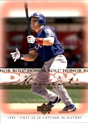 Ivan Rodriguez 2002 Upper Deck Honor Roll #69 Rangers FREE SHIPPING AutographDen - Image 1 of 2