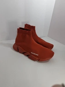 Balenciaga Speed Trainer Red Size 11 Red Sole - Picture 1 of 20