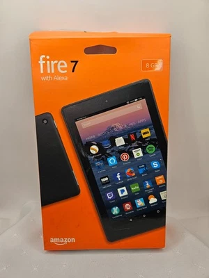 Amazon Fire 7 with Alexa 7th Generation 8GB Black Tablet - Image 1 of 4