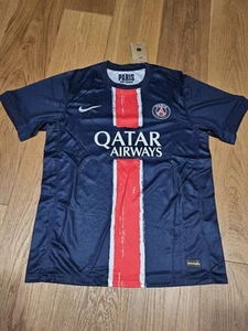 New PSG Paris Saint Germain 2024/25 Home Soccer Jersey Men's Large - Picture 1 of 6