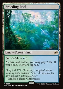 MTG magic cards 1x Breeding Pool Edge of Eternities NM-Mint, English - Picture 1 of 1