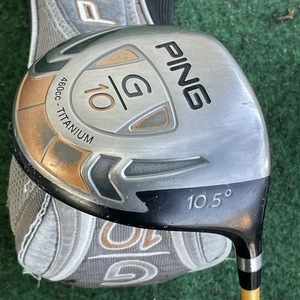 Ping G10 Driver, 10.5° t460cc Titanium RH Right Handed W/ Cover Stiff Flex - Picture 1 of 6