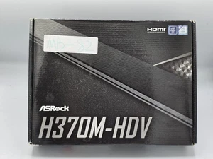 AS-IS ASRock H370M-HDV LGA1151 DDR4 SATA3&USB3.2 Micro Motherboard (UNTESTED) - Picture 1 of 5