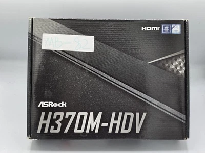 AS-IS ASRock H370M-HDV LGA1151 DDR4 SATA3&USB3.2 Micro Motherboard (UNTESTED) - Image 1 of 4