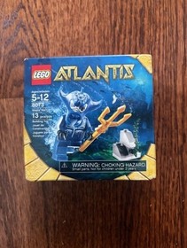LEGO Atlantis Manta Warrior 8073 Factory Sealed 13 Pieces Light Damaged Box NEW