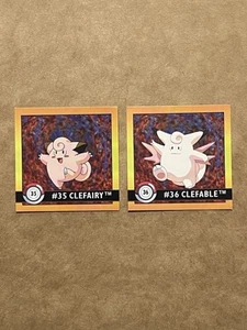 Clefairy And Clefable Pokemon Artbox Stickers - Picture 1 of 4