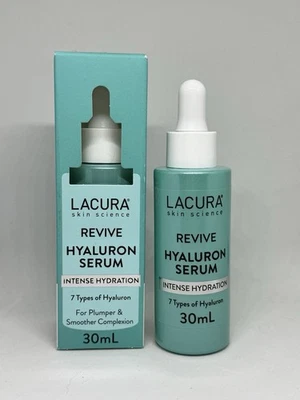 LACURA Revive Hyaluron Serum Intense Hydration Smooth Complexion 30ml Germany - image 1 of 3