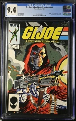 🔑🔥GI Joe, A Real American Hero #43 - CGC 9.4 - First app of Scrap-Iron 164020 - Image 1 of 2
