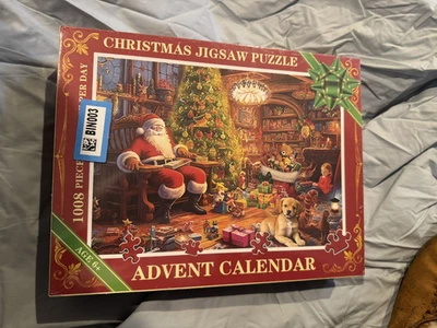 NEW Advent Calendar Puzzle 1008 Pieces, for 24 Days, 6+ - Image 1 of 4
