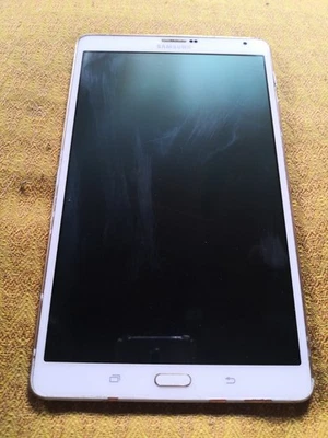 Samsung Galaxy Tab S SM-T705 8.4" 4GLTE 16GB White UNLOCKED tablet READ BELOW - Image 1 of 4