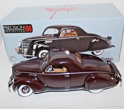 ТОЧНОСТЬ КОЛЛЕКЦИИ 100 1937 LLINCOLN ZEPHYR 1:18 МАСШТАБ КОРИЧНЕВЫЙ С КОРОБКОЙ ОТЛИЧНОМ - Изображение 1 из 4