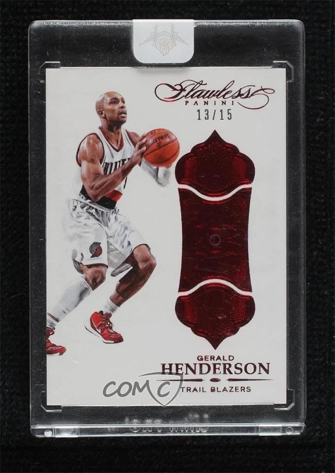 2015-16 Panini Flawless Ruby /15 Gerald Henderson #119 - Image 1 of 2