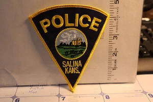 police patch SALINA POLICE KANSAS TORTENFORM - Bild 1 von 1