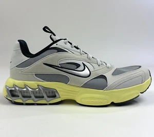 Nike Zoom Air Fire Womens 11.5 Particle Gray Yellow Running Shoes DV1129-003 - Picture 1 of 8