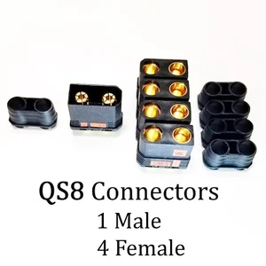 RCP-QS8 Connectors ANTI -SPARK (1 Male) (4 Female) - Picture 1 of 22
