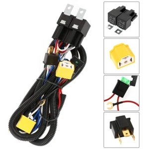For Toyota Nissan Pickup H4 LED Headlight Brightness Intensifier Wiring Harness - Picture 1 of 12