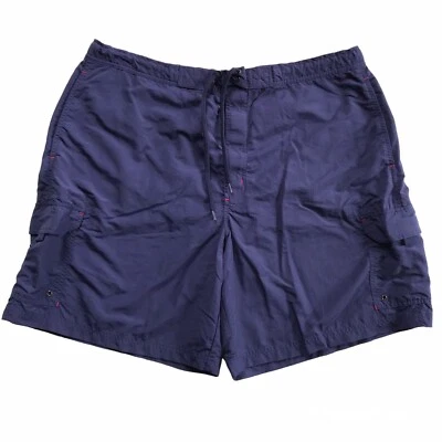 Lands End Swimming Trunks Cargo Shorts Mens Size XXL 44-46 Blue Mesh Liner - Image 1 of 4