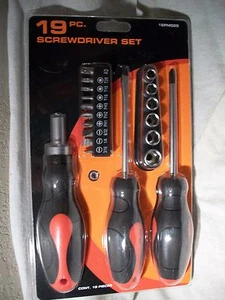 NEW ! 19 Piece Magnetic Screwdriver Socket Set 16PM025 FREE SHIPPING - Picture 1 of 1