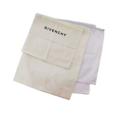 GIVENCHY Used Dust Bag Cross 4 Set White 100% Cotton #BM773 W