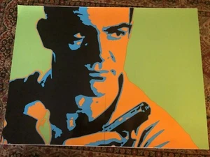 Sean Connery, Oversized Poster, Colorful Movie Art, James Bond Artwork, 007Actor - Picture 1 of 3