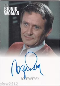 THE COMPLETE BIONIC COLLECTION ROGER PERRY DR. THOMAS THARP AUTOGRAPH EL d.2018 - Picture 1 of 2