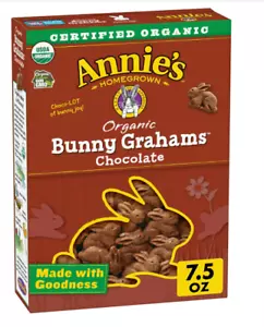 Annie'S Homegrown Organic Bunny Grahams Chocolate 7.5 Oz (Pack Of 1) - Picture 1 of 3