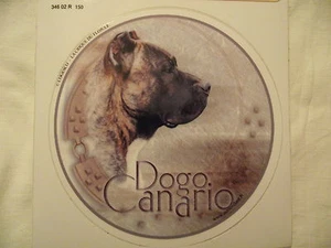 1 autocollant - motif chien DOGO CANARIO TER - Photo 1/1