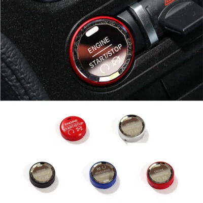 Crystal ABS Car Engine Start Stop Button Switch Change For Ford Mustang 2015-23 - Image 1 of 4
