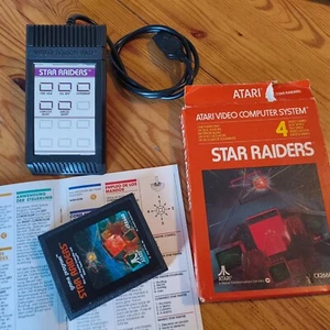 Star Raiders - Atari 2600, box, manual, cartridge, touch pad. Working. - Picture 1 of 5