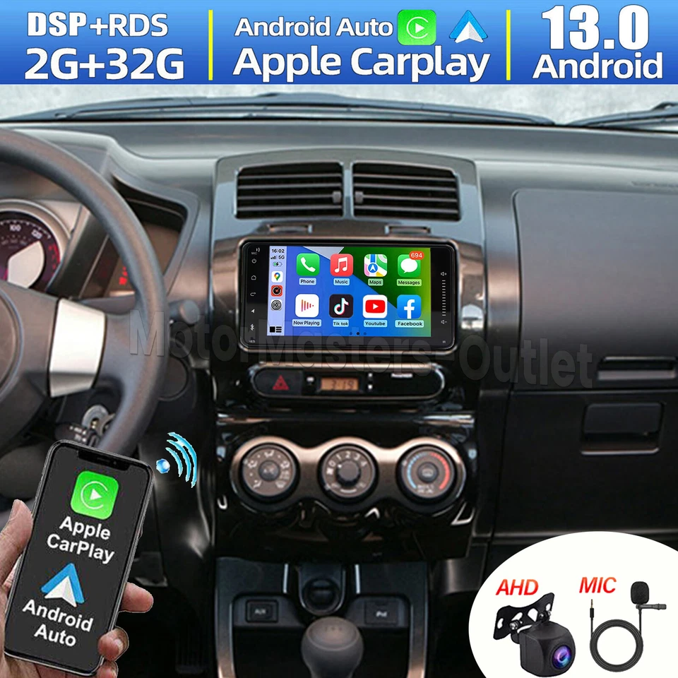 Radio estéreo para automóvil Apple Carplay 7" para Scion xD 2008-2014 Android automático reproductor GPS Foto 1 de 4