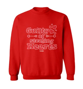Guilty Of Stealing Hearts - Valentine's Day Love Toddler Crewneck Sweater - Picture 1 of 8