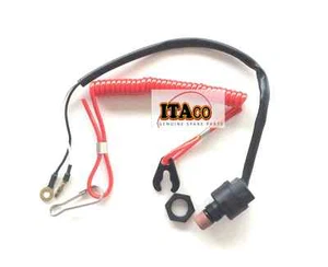 Universal Boat Stopswitch Stop Switch + Tether Lanyard Mercury Suzuki Outboard - Imagen 1 de 3