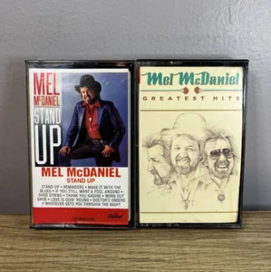 Mel McDaniel - 80's Country Music Cassette Tape Lot - Stand Up - Greatest Hits - Picture 1 of 5