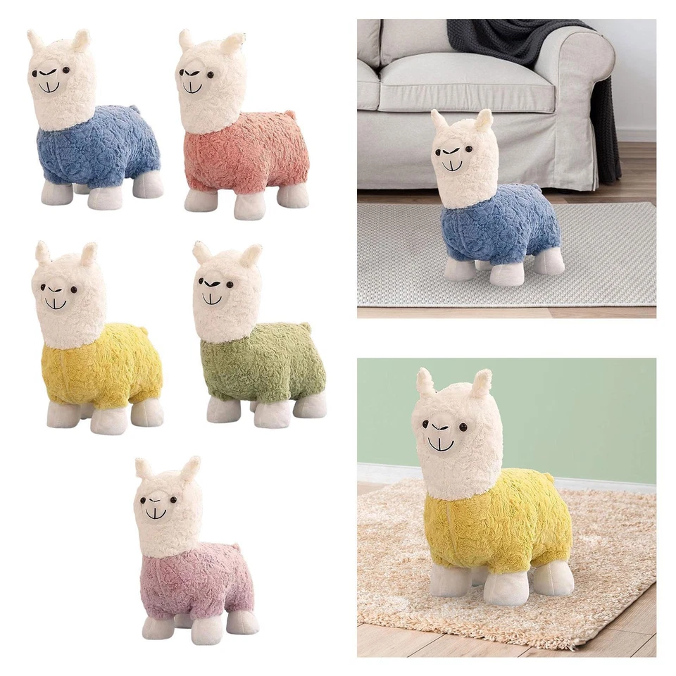 Animal Footstool Cartoon Animal Footstools, Kids Adult Pouffe Footstool Footrest - Image 1 of 1