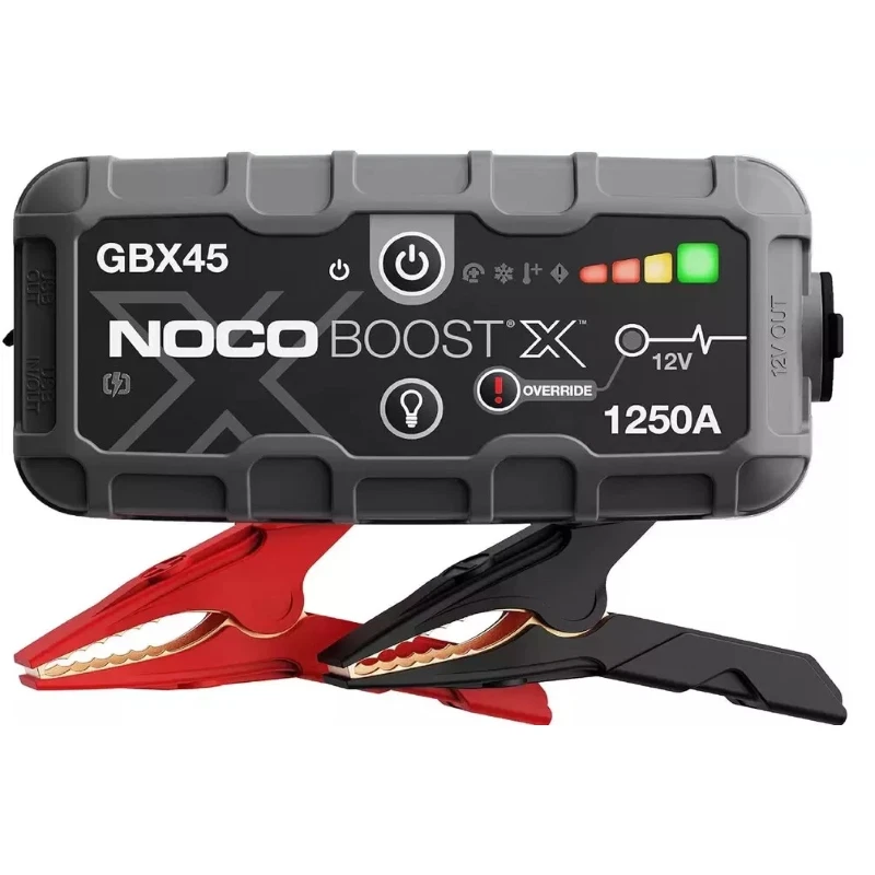 AVVIATORE PORTATILE EMERGENZA STARTER BOOSTER AUTO PROFESSIONALE 12V 1250A NOCO