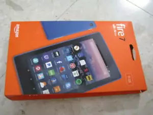 AMAZON Fire 7 5th Gen. 7" 8GB Wi-Fi Tablet W/Alexa -BLUE VERY RARE ORIGINAL BOX - Picture 1 of 12
