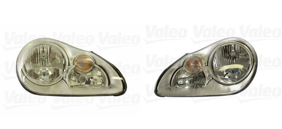 Комплект из 2 передних галогенных фар Valeo для Porsche Cayenne V6 V8 03-06 - Изображение 1 из 1