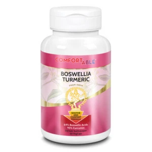 LIFETIME ComfortCaps Boswellia Turmeric Complex, Veg Cap (Btl-Glass) | 30ct - Picture 1 of 1