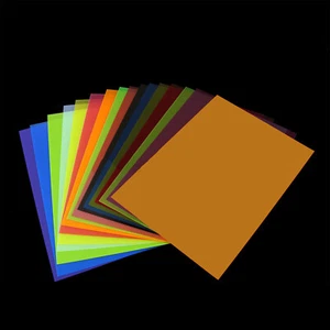 Color Plastic Sheet Transparent Color Hard Thin Sheet PVC Sheet Color Rigid Film - Picture 1 of 4
