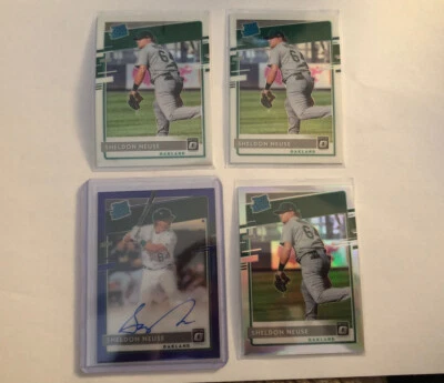 Sheldon Neuse Rated Rookie Lot - 1 Auto /125 And 1 Prizm  - Image 1 of 2