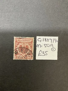 German stamps. 1889/90. G 1889/90. Mi 50 a. Used H76 - Picture 1 of 2