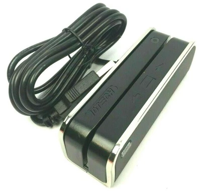 ID Tech IDSR-335133TEBX Secured PCI SRED USB Swipe Magnetic Credit Card Reader - Image 1 of 4