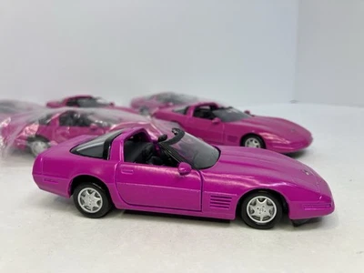 Maisto Chevrolet Corvette ZR1 Escala 1:38 Rosa Diecast Coche Lote de 10 Raro Foto 1 de 4
