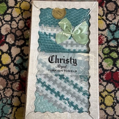 Toallas de mano Christy vintage años 70 nuevas precintadas Foto 1 de 4