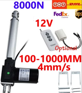 8000N 12V Linear Actuator 100MM 300MM 500MM 800MM 1000MM Linear Motor Heavy Duty - Bild 1 von 33