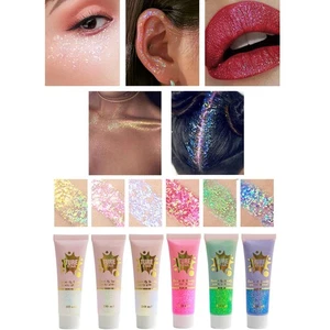 Mujeres Niñas Gel Brillo Aplicado en Ojos Labios Uñas y Cuerpo 1 Pieza Textura Suave - Imagen 1 de 28